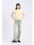 Slim Fit Dar Kesim Bisiklet Yaka Basic Düz Ribana Kısa Kollu Tişört C7334AX25SP 2