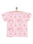 Basic Kız Meyve Yiyen Kedi Desenli T-Shirt Kız Bebek 2