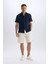 %100 Pamuk Regular Fit Polo Yaka Kısa Kollu Gömlek D6105AX25SP 2