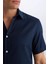 %100 Pamuk Regular Fit Polo Yaka Kısa Kollu Gömlek D6105AX25SP 5