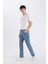 Sergio Regular Fit Normal Kalıp Normal Bel Boru Paça Jean Pantolon E3322AX25SP 3