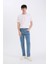 Sergio Regular Fit Normal Kalıp Normal Bel Boru Paça Jean Pantolon E3322AX25SP 4