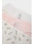 Kız Çocuk Desenli 3'lü Slip Külot E7068A825SP 4