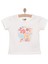 Basic Kız Çiçek Baskılı T-Shirt Kız Bebek 1
