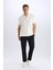 Regular Fit Yarım Fermuarlı Kısa Kollu Polo Tişört D7227AX25SP 2