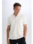 Regular Fit Yarım Fermuarlı Kısa Kollu Polo Tişört D7227AX25SP 4