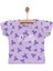 Basic Kız Kurdele Desenli T-Shirt Kız Bebek 3
