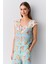 Flowers Askılı Maskülen Pijama Takımı 2