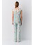 Flowers Askılı Maskülen Pijama Takımı 4