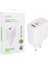 WK-21446 S11-UC 25 Watt 3.0 Amper Type-C + USB Telefon Şarj Başlık Adaptörü 1
