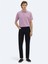Lacivert Düz Dokuma Regular Fit Casual Pamuk Karışımlı Pantolon 1