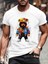 Bear Baskılı Oversıze Tshirt 1