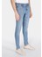 041 Danny Slim Fit Düşük Bel Dar Paça Erkek Mavi Jean Pantolon CL1073409 4