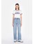 970 Berry Regular Fit Yüksel Bel Geniş Paça Kadın Mavi Jean Pantolon CL1073524 1