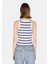 Slim Fit Kadın Mavi Atlet 2