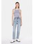 Slim Fit Kadın Mavi Atlet 3