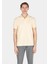 Regular Fit Polo Yaka Düz Erkek Sari Kısa Kol Tişört CL1073960 1