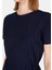 Regular Fit Nakışlı Kadın Lacivert Kısa Kol Elbise CL1073767 4