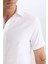 %100 Pamuk Regular Fit Polo Yaka Kısa Kollu Gömlek D6105AX25SP 5