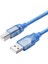 G-534DB Şeffaf Mavi 3 Metre USB Yazıcı Kablosu 1