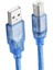 G-534DB Şeffaf Mavi 3 Metre USB Yazıcı Kablosu 3