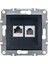 Asfora RJ45 Boş Priz Bronz 1