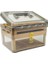 Plexi -Sedir Şeffaf Puro Kutusu Humidor 80S 3