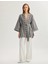 Pamuklu Rahat Kalıp Kemerli 3/4 Geniş Kol Uzun Kimono 1