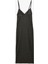 Derin V Yaka Slim Fit Midi Boy Ince Askılı Kalem Elbise 4