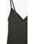 Derin V Yaka Slim Fit Midi Boy Ince Askılı Kalem Elbise 5