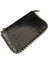 Metal Boncuklu Şık Kadın Clutch Çapraz Zinci Askılı Çanta - Siyah 1