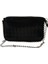 Metal Boncuklu Şık Kadın Clutch Çapraz Zinci Askılı Çanta - Siyah 4