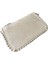 Metal Boncuklu Şık Kadın Clutch Çapraz Zincir Askılı Çanta - Bej 5