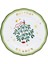 Mamma Mia Zeytin Dalı Desenli Tatlı Tabağı 22 cm 1