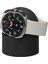 Samsung Galaxy Watch Ultra ile Uyumlu Silikon Şarj Standı - AL4996 Siyah 1