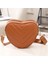 Moda Kadınlar Kalp Şeklinde Crossbody Çanta Bayanlar Omuz Çantası Kızlar Için Deri Çanta (Yurt Dışından) 1