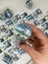 Seaside City Temalı Mavi Renk Washi Bant /washi Tape/ Sticker/ Bullet Journal 1