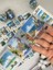 Seaside City Temalı Mavi Renk Washi Bant /washi Tape/ Sticker/ Bullet Journal 3