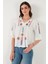 Pamuklu Regular Fit Nakış İşlemeli Bluz Bayan BLUZ 611BZ0247 2