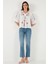 Pamuklu Regular Fit Nakış İşlemeli Bluz Bayan BLUZ 611BZ0247 3
