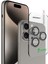 Buddıes iPhone 15 Pro / 15 Pro Max Uyumlu Kamera Lens Koruyucu (TİTANİUM) 1
