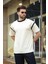 Ekru Bisiklet Yaka Regular Fit Erkek T-Shirt E7126 1