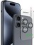 Buddıes iPhone 15 Pro / 15 Pro Max Uyumlu Kamera Lens Koruyucu (MİDNİGHT BLUE) 1
