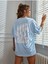 Coming Baskılı Kadın / Kız Salaş Oversize T-Shirt Boyfirend 3