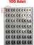 CE Etiketi, CE Uygunluk Sembolü, CE Damgası, CE Belgesi, Silvermat Etiket 15x15mm 100 Adet 1
