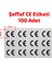 CE Etiketi, CE Uygunluk Sembolü, CE Damgası, CE Belgesi, PP Şeffaf Etiket 20x15mm 100 Adet 1
