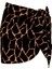 Siyah Leopar Desen Bağlamalı Pareo 1