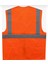 Mühendis Tipi Cepli Ikaz Yeleği Fosforlu Güvenlik Yeleği Turuncu M Beden Fermuarlı 3
