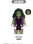 Tek Satış Marvel Süper Kahraman Figürleri Yapı Taşları She-Hulk Jennifer Susan Walters Çocuk Koleksiyonu Hediye Oyuncaklar Için Tuğlaları Birleştirin XH1980 (Yurt Dışından) 3
