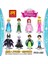 Tek Satış Dondurulmuş Rakamlar Yapı Taşları Elsa Anna Ariel Aurora Prens Eric Maleficent Tuğlaları Çocuk Kız Koleksiyonu Hediye Oyuncaklar F018-025 (Yurt Dışından) 1